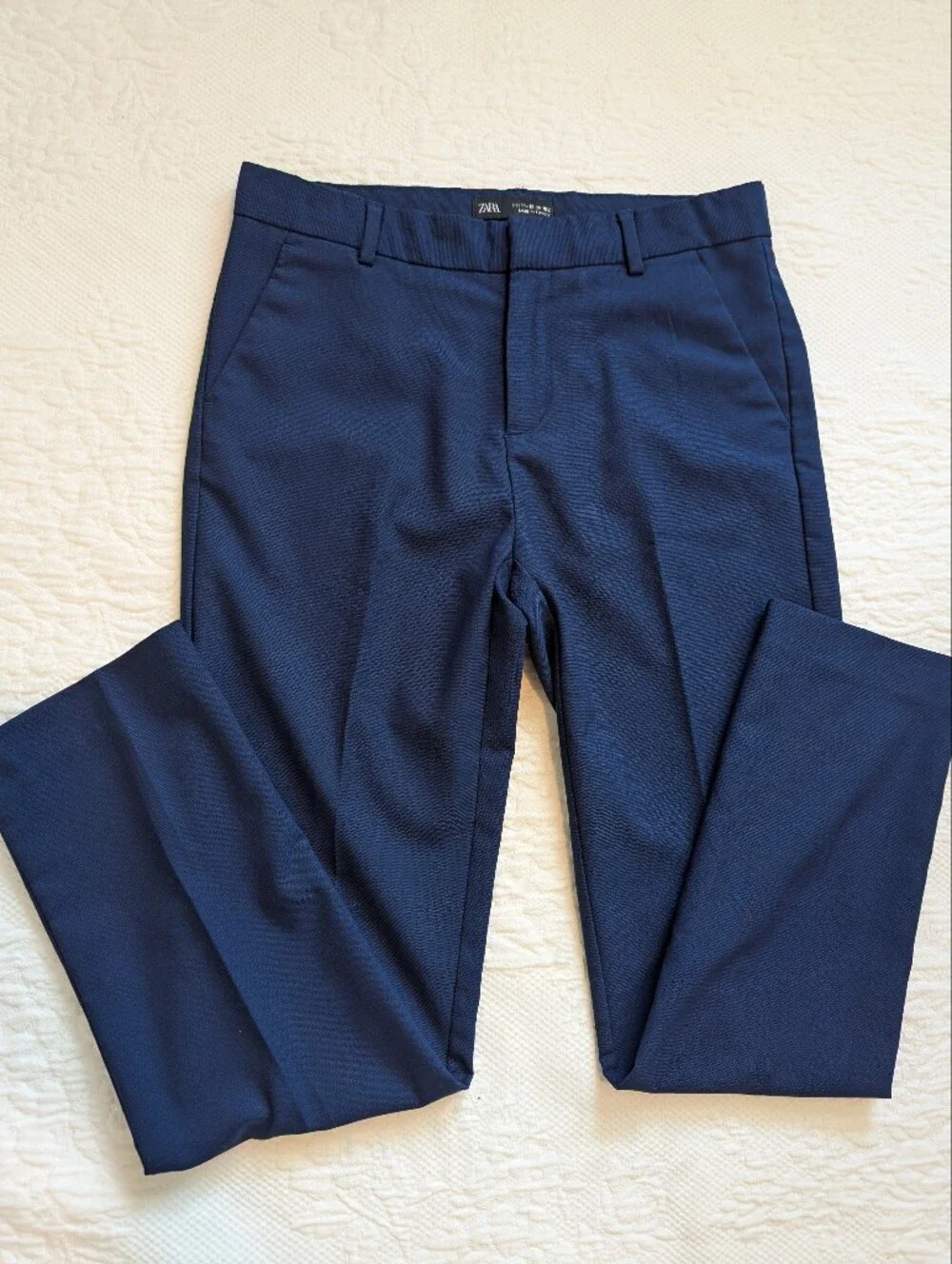 Zara Boys Blue Dress Pants Trousers Size 11-12 YRS (CM 152) Formal School